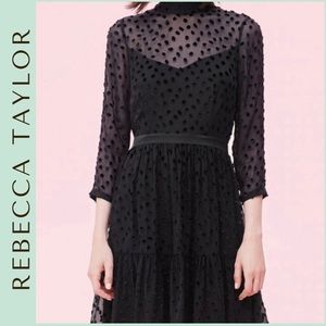 NWT Velvet Dot Rebecca Taylor Jacquard Dress Sz 12